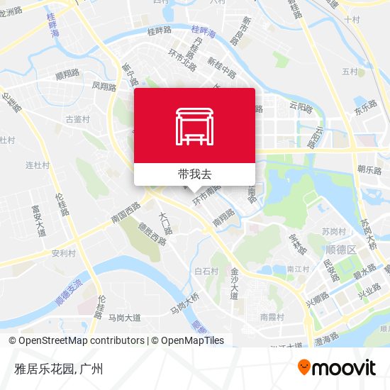 雅居乐花园地图