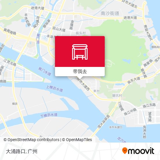 大涌路口地图