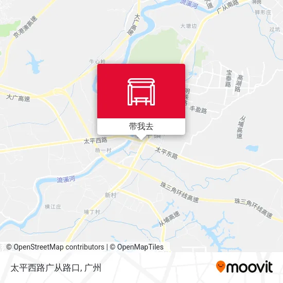 太平西路广从路口地图