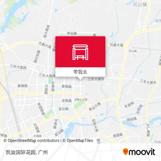 凯旋国际花园地图