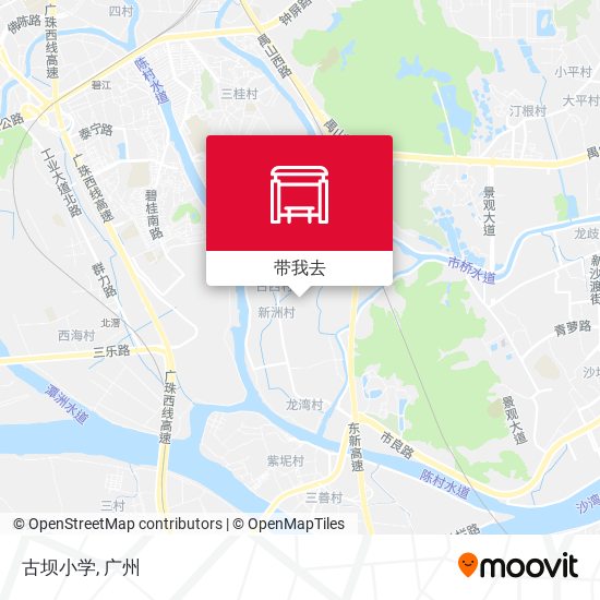 古坝小学地图