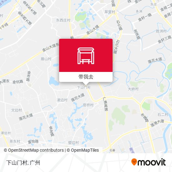 下山门村地图