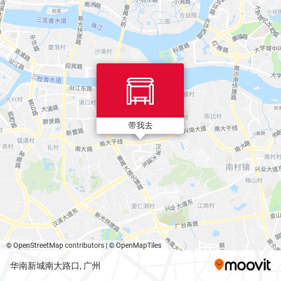 华南新城南大路口地图