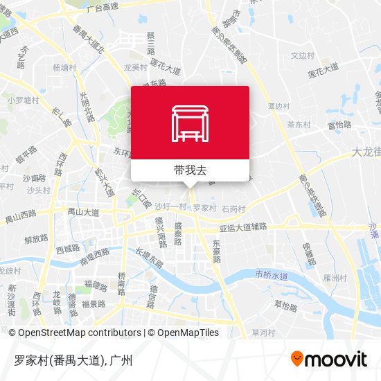罗家村(番禺大道)地图