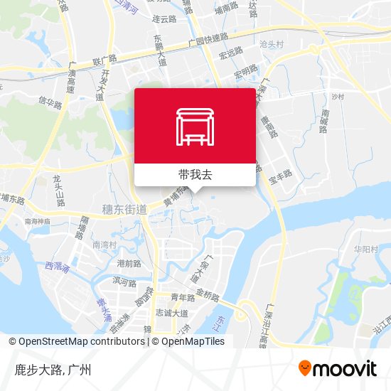 鹿步大路地图