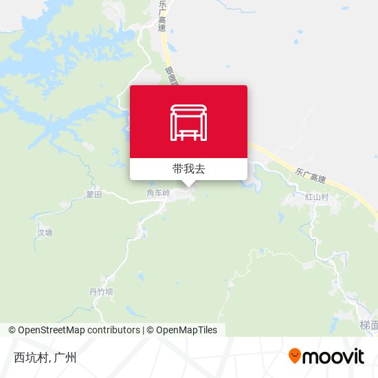 西坑村地图