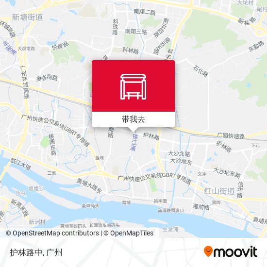 护林路中地图