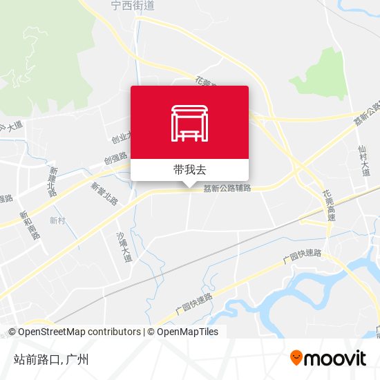 站前路口地图