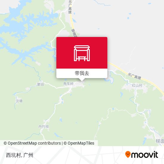 西坑村地图