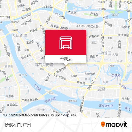 沙溪村口地图