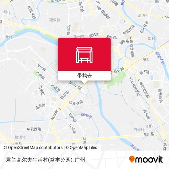 君兰高尔夫生活村(益丰公园)地图