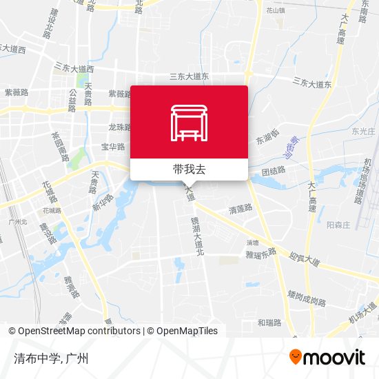 清布中学地图