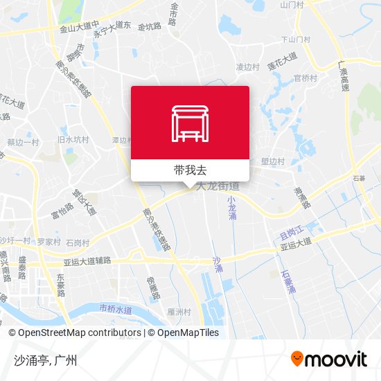 沙涌亭地图
