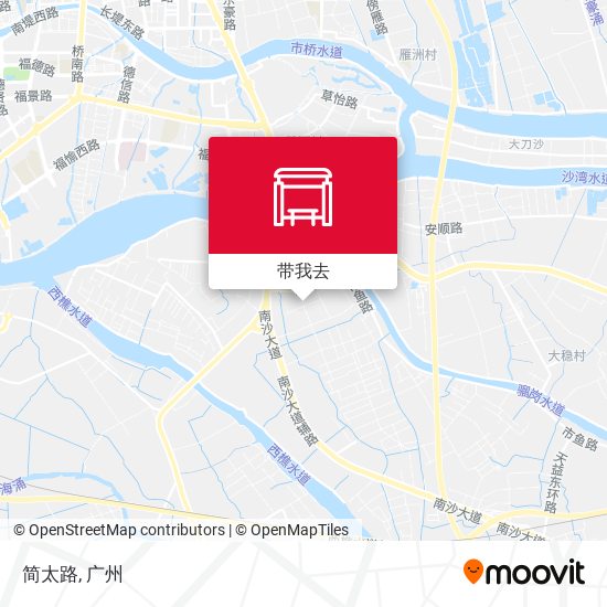简太路地图