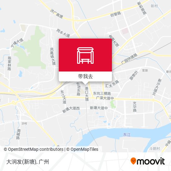 大润发(新塘)地图