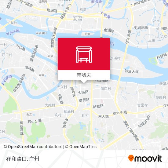 祥和路口地图