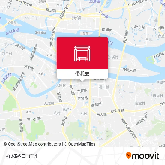祥和路口地图