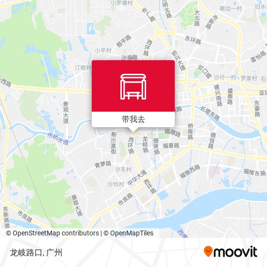 龙岐路口地图