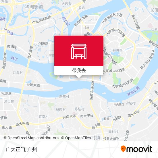 广大正门地图