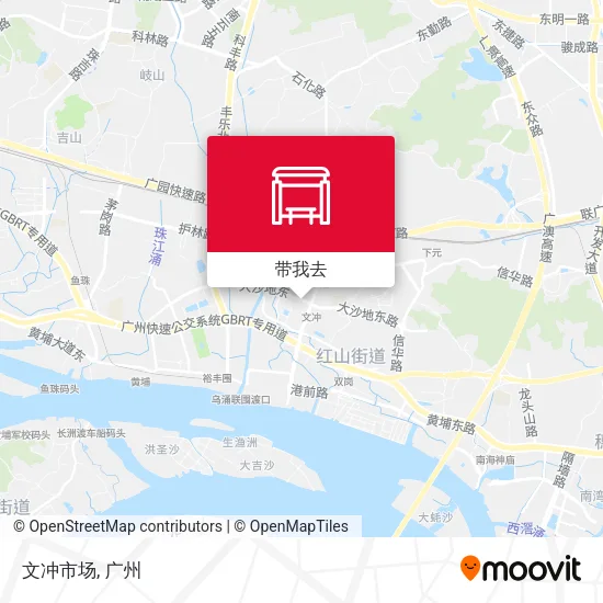 文冲市场地图