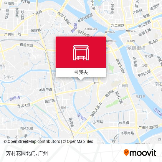 芳村花园北门地图