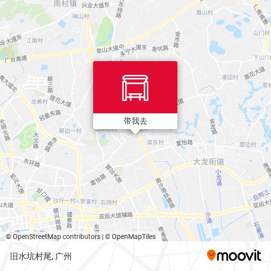 旧水坑村尾地图
