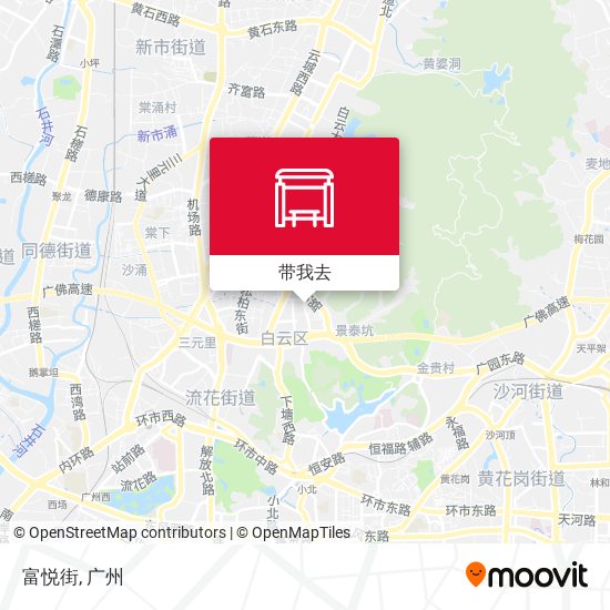 富悦街地图
