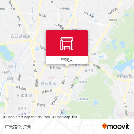 广云路中地图