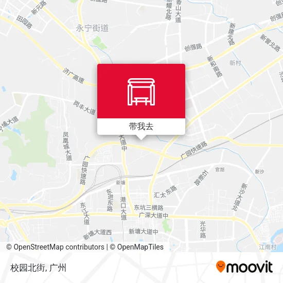 校园北街地图