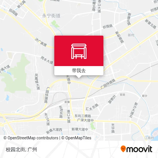 校园北街地图