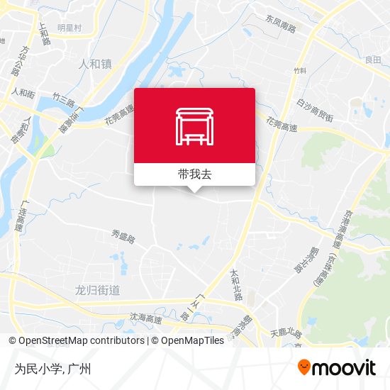 为民小学地图
