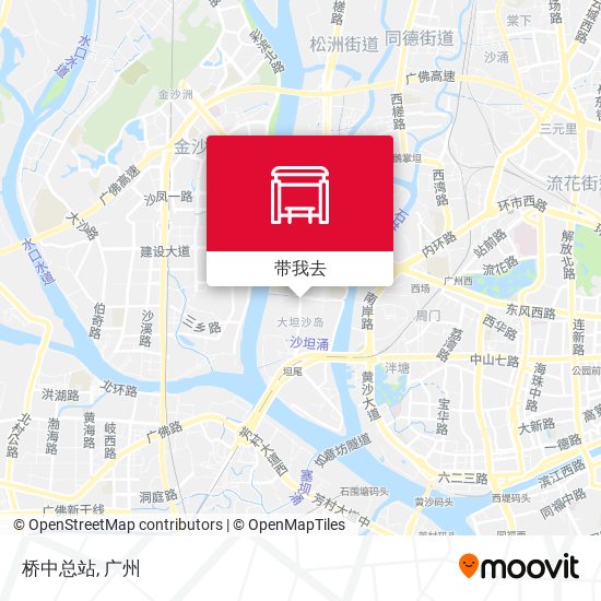 桥中总站地图