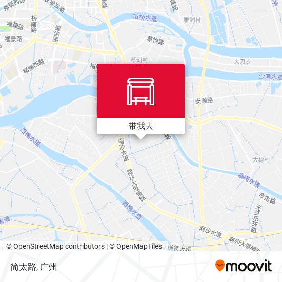 简太路地图