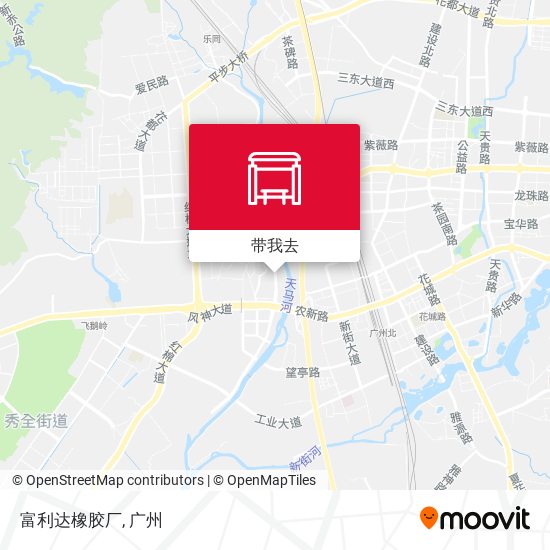 富利达橡胶厂地图
