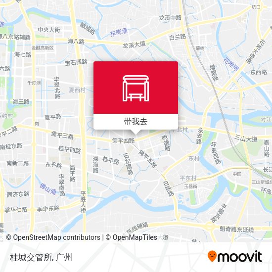 桂城交管所地图