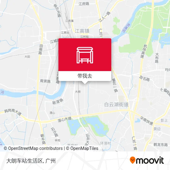 大朗车站生活区地图
