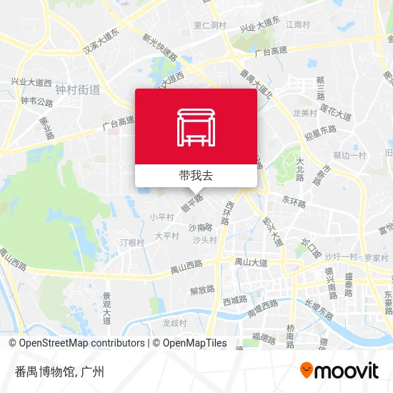 番禺博物馆地图