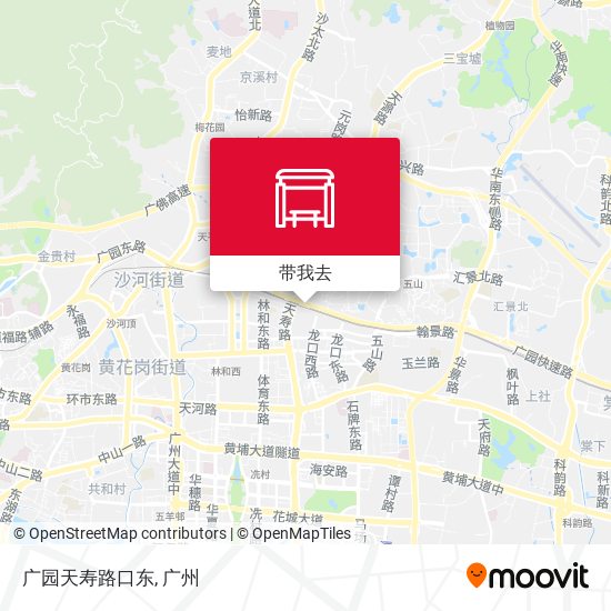 广园天寿路口东地图