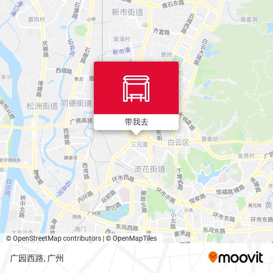 广园西路地图