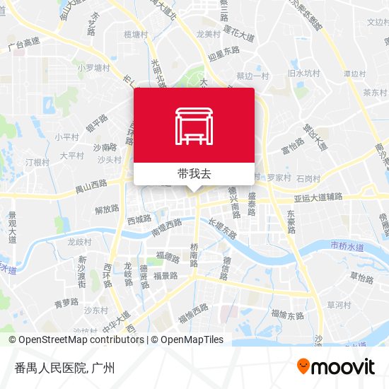 番禺人民医院地图