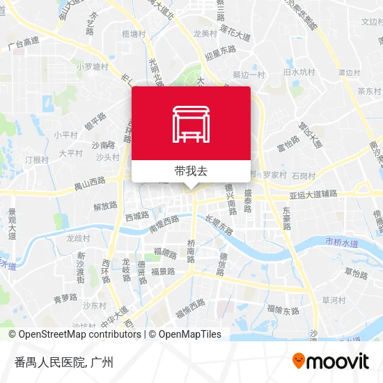 番禺人民医院地图