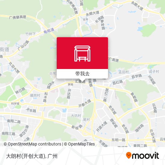 大朗村(开创大道)地图