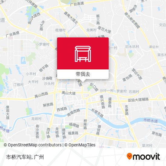 市桥汽车站地图