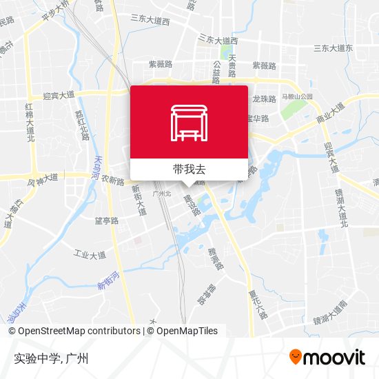 实验中学地图