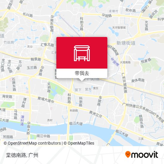 棠德南路地图