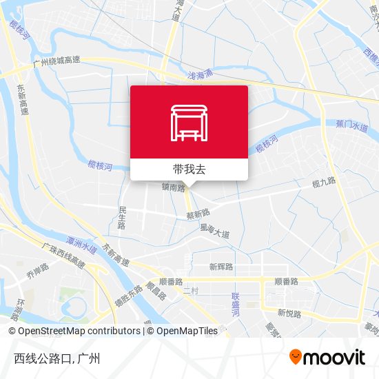 西线公路口地图