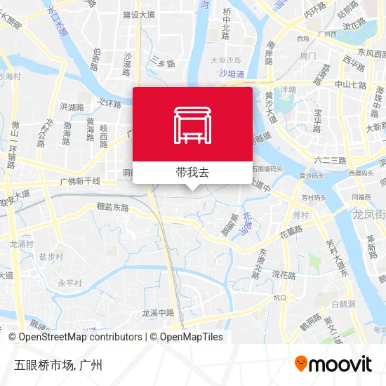 五眼桥市场地图