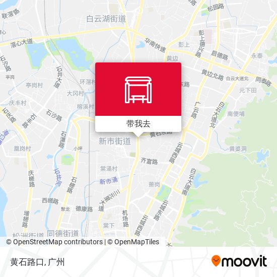 黄石路口地图