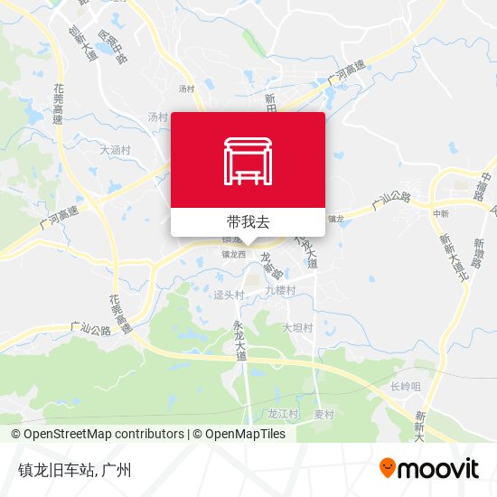 镇龙旧车站地图