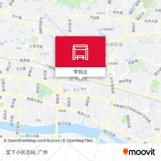 棠下小区总站地图
